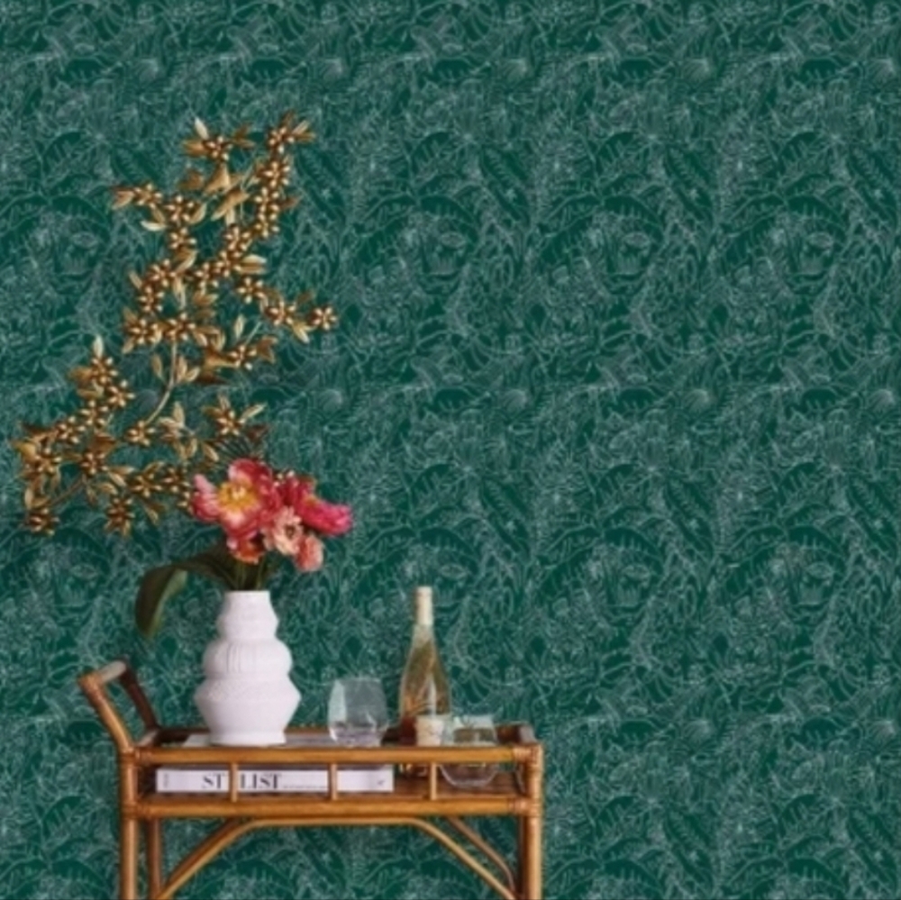 Opalhouse Peel And Stick Wallpaper Jungle Animals Green - 5 ROLLS!